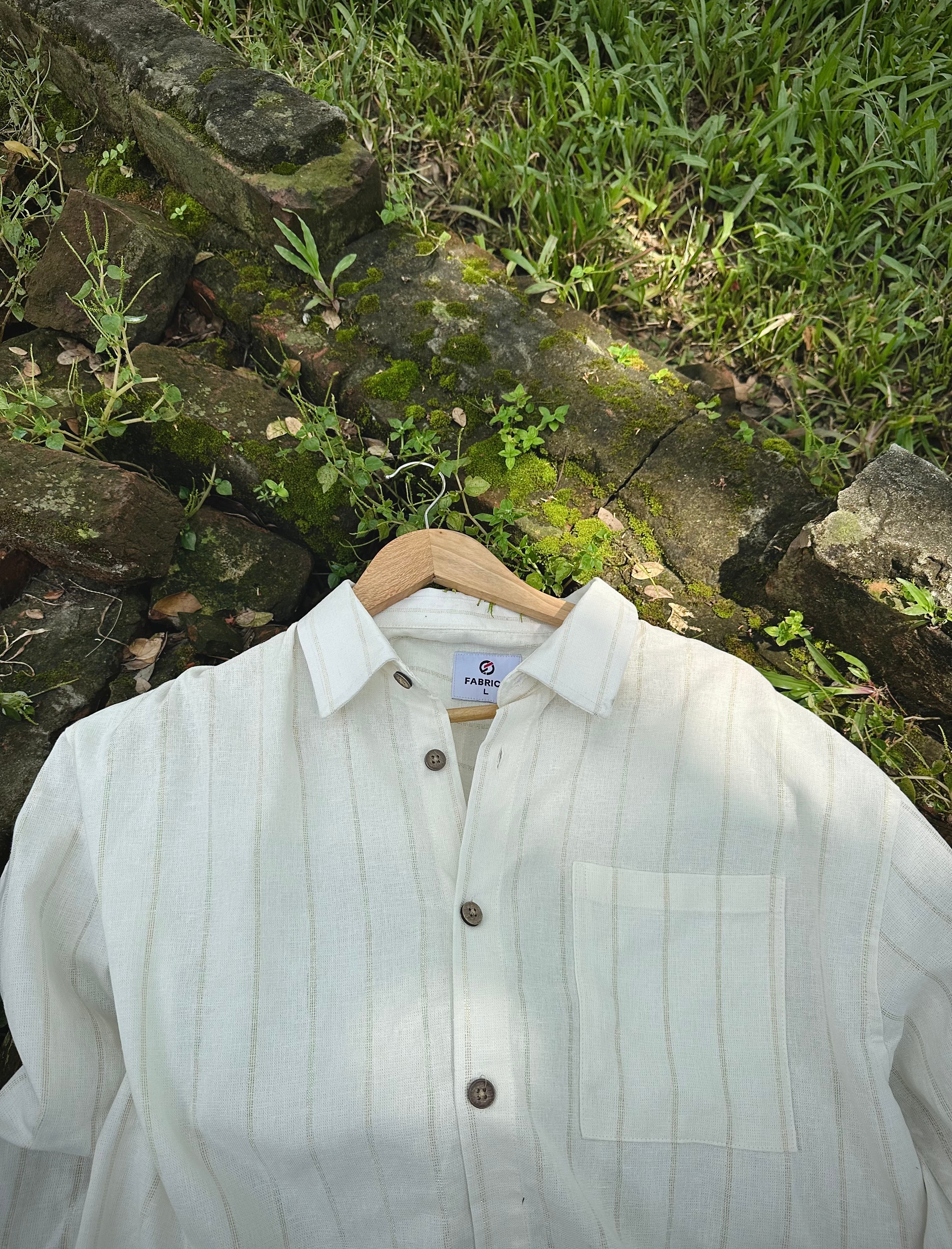 TreeWear White boxy shirt