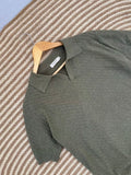 Knitted Polo - Olive
