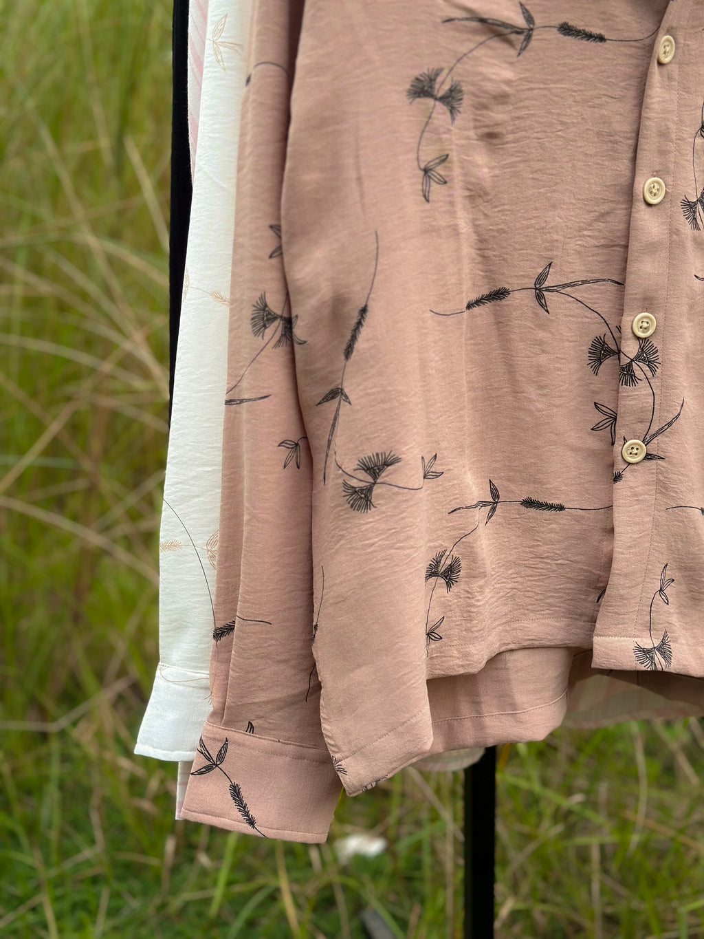 BabyPink printed boxy fit