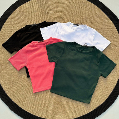 Basic Semi Crop Top