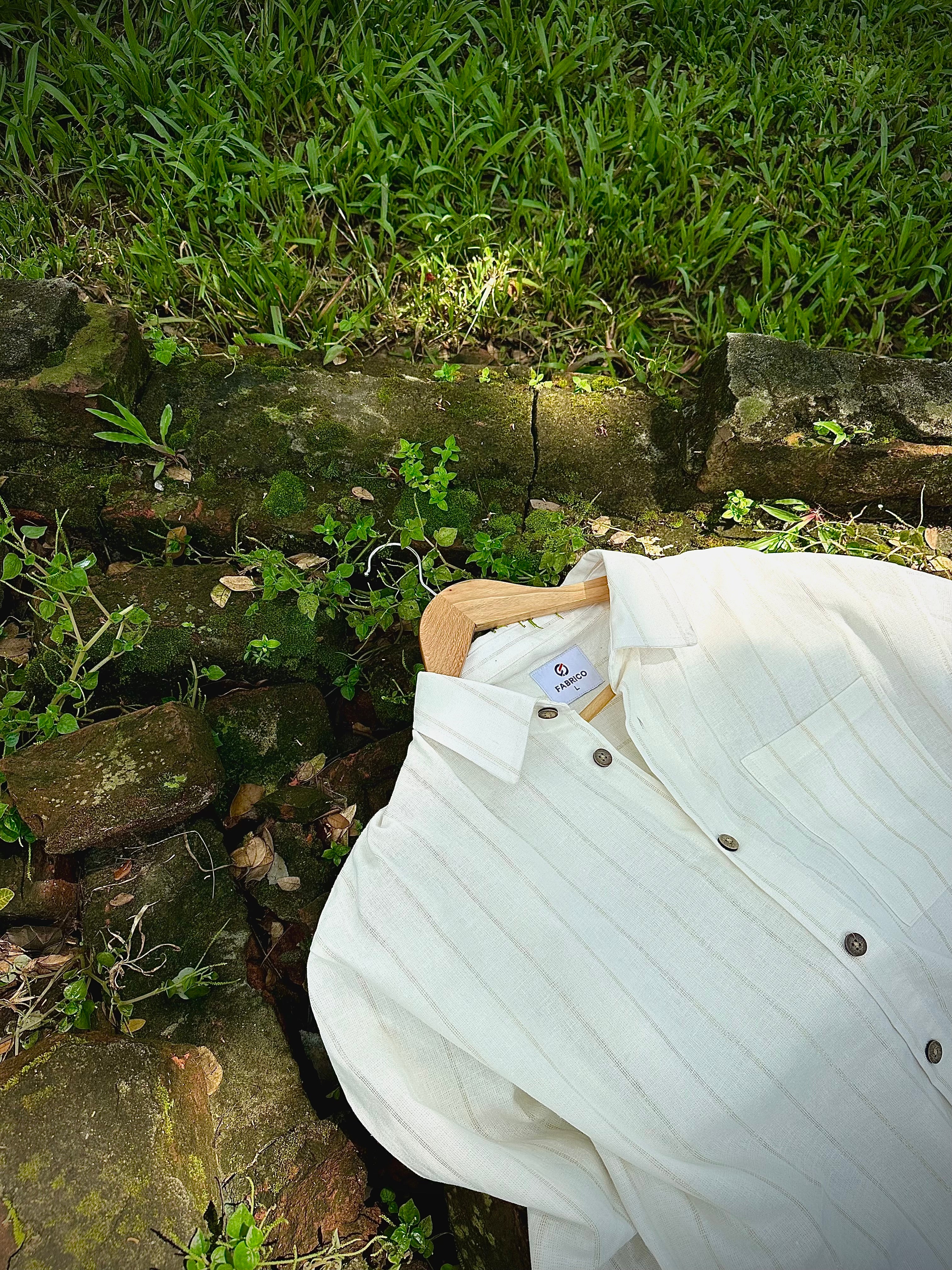 TreeWear White boxy shirt