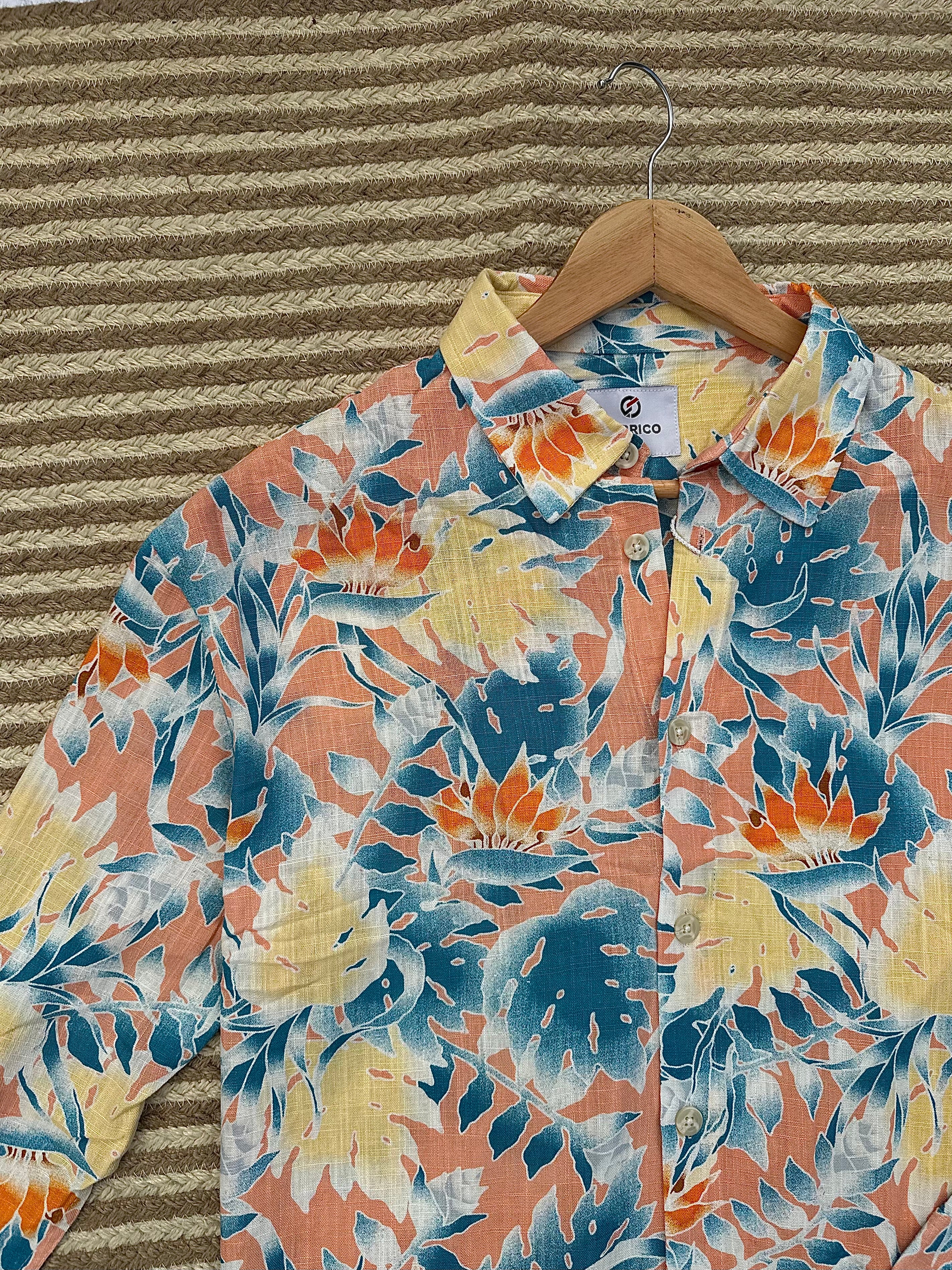 Sunset Floral Boxy Shirt