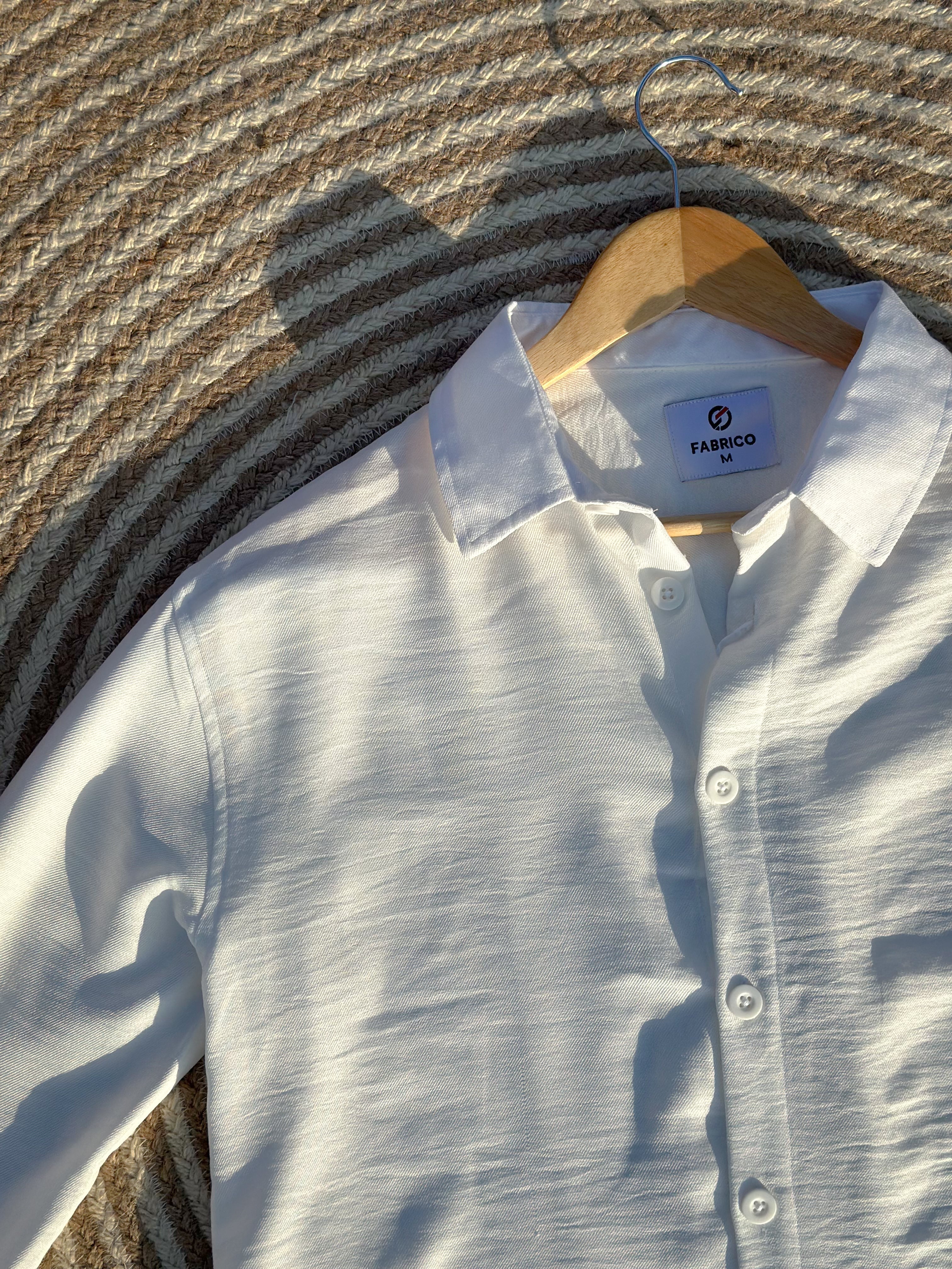 White boxy shirt