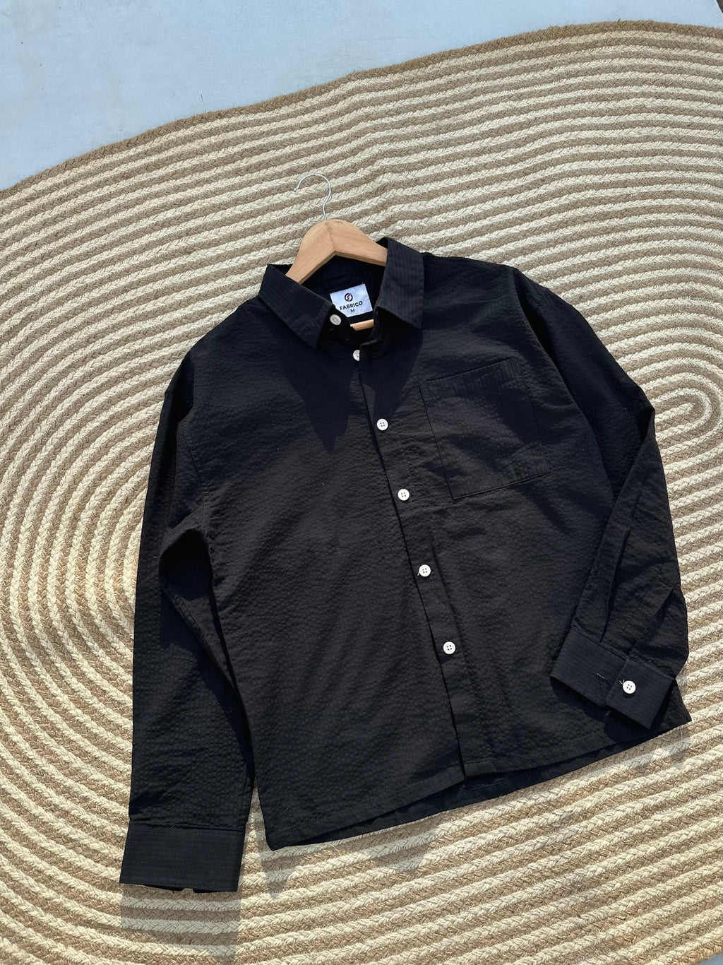 Unisex TreeWear Black boxy shirt