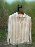 CK beige stripe shirt